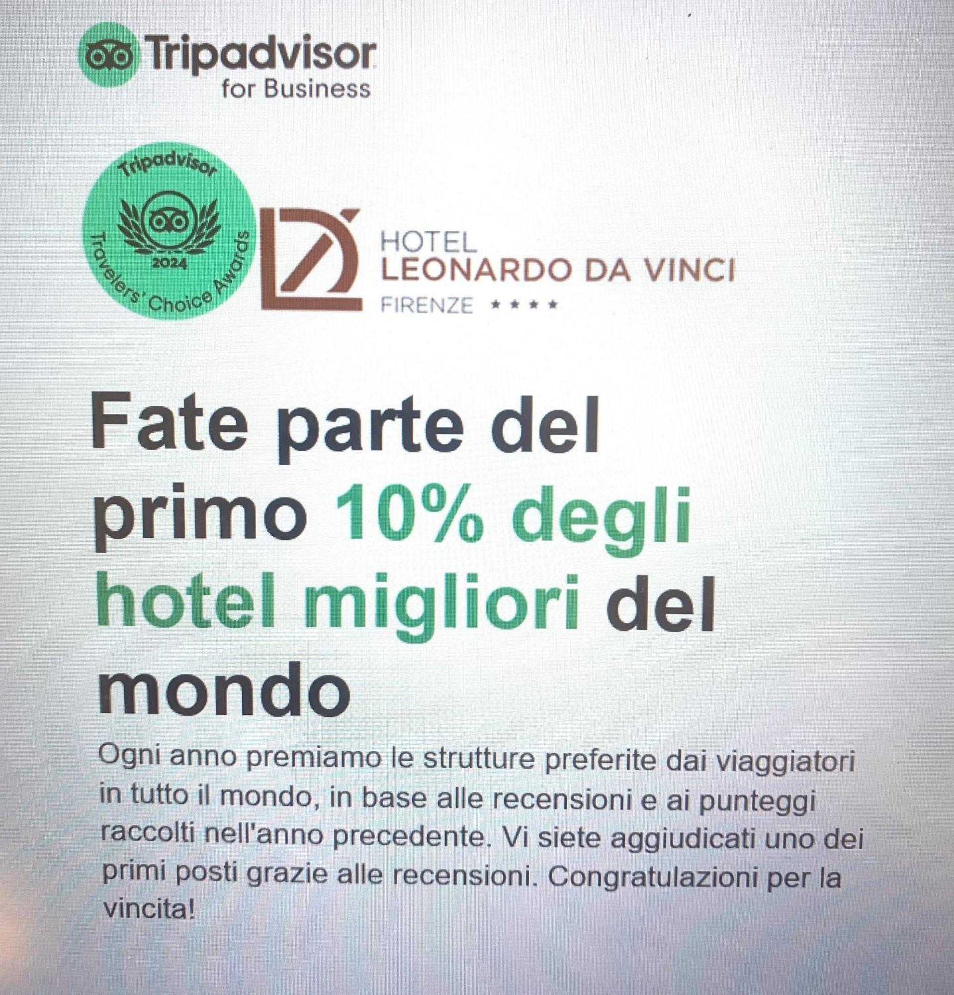 Hotel Leonardo Da Vinci Firenze Eksteriør billede